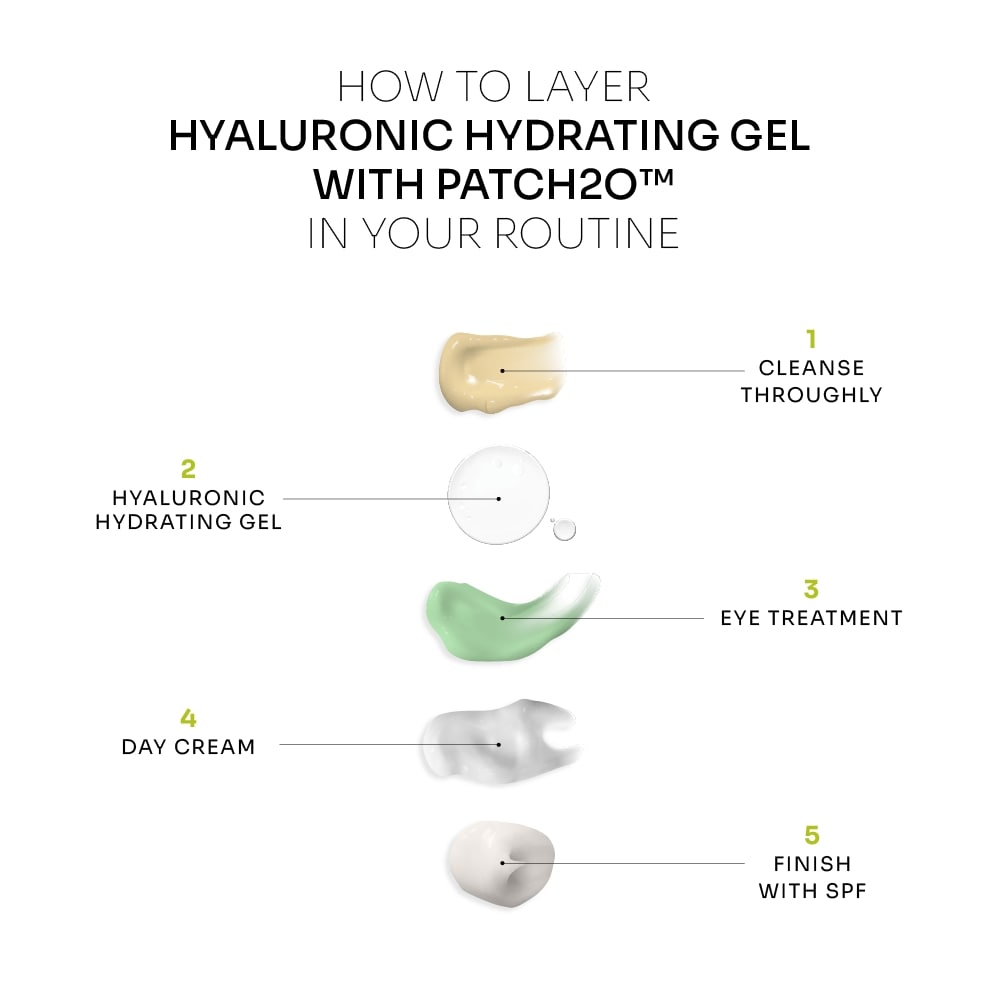 Hyaluronic Hydrating Gel with Patch2O™