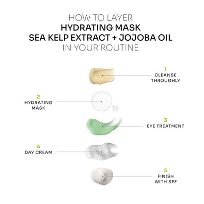 Hydrating Mask | Sea Kelp Extract + Jojoba Oil (Combination To Oily Skin)