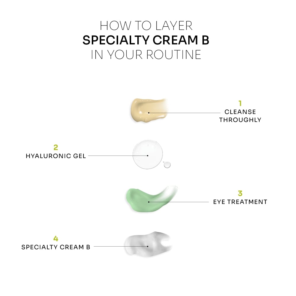Crème spécialisée B (diminue les imperfections)