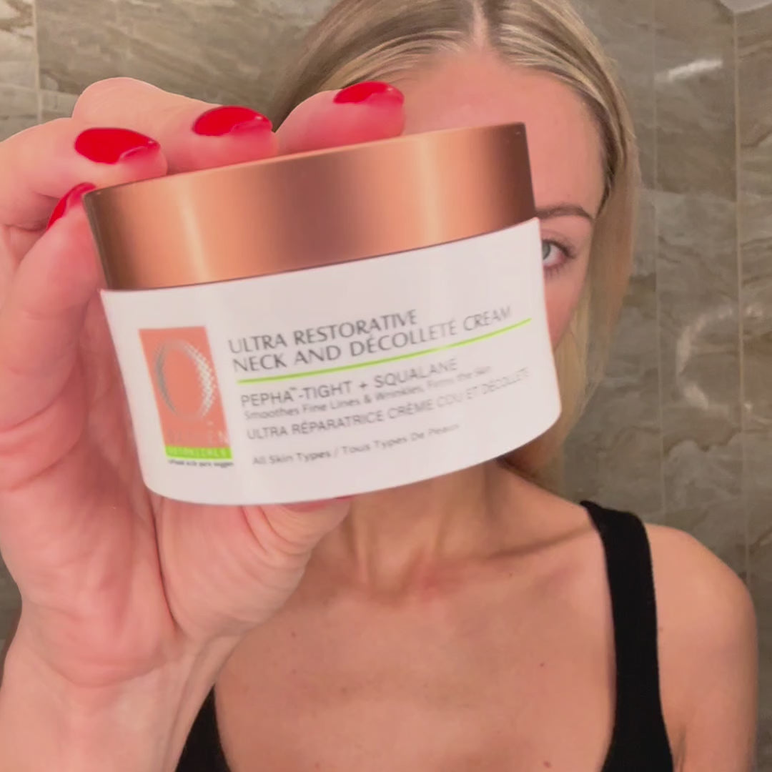 Ultra Restorative Neck And Décolleté Cream | Squalane + Pepha -tight