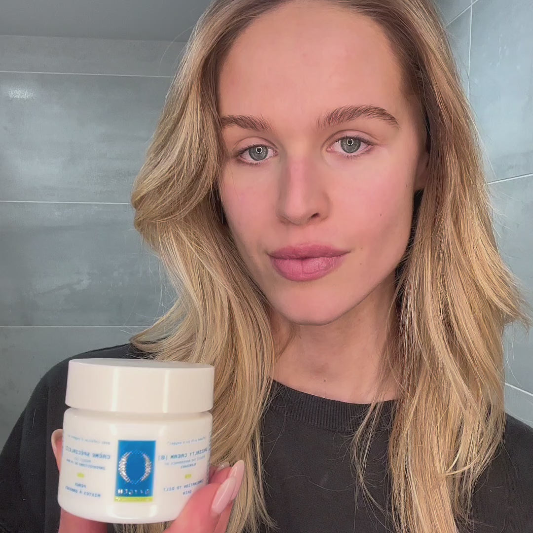 Crème spécialisée B (diminue les imperfections)