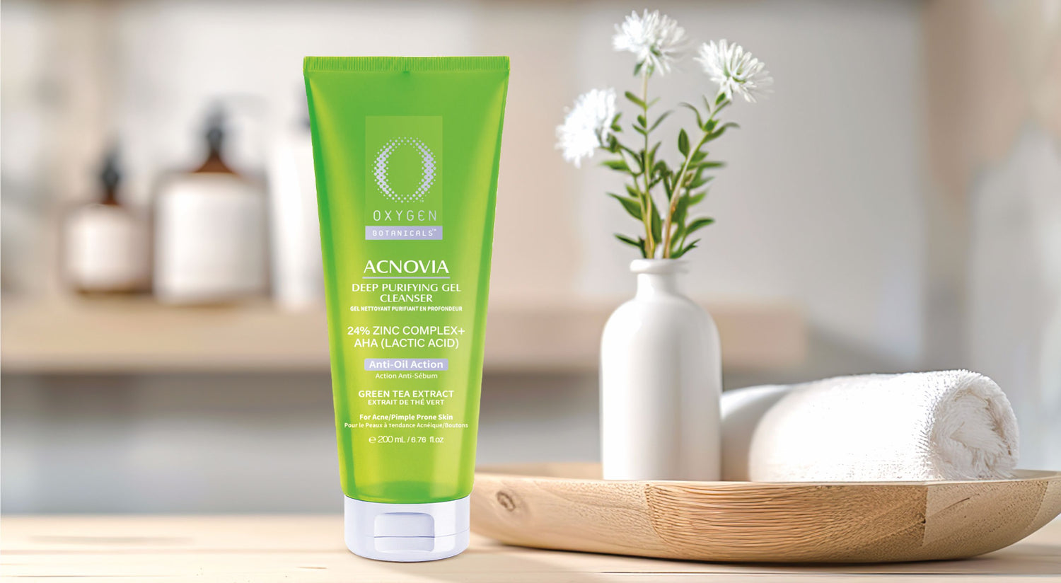 DEEP PURIFYING GEL CLEANSER WITH ZINC COMPLEX &amp; AHA