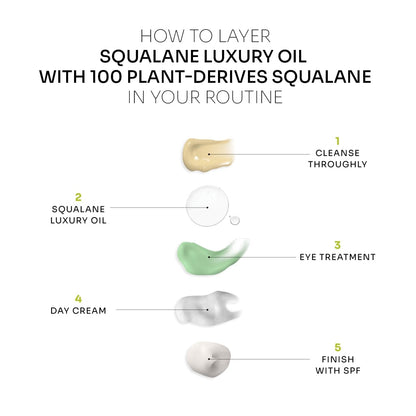 Squalane Luxury Oil with 100 Plant-derives Squalane