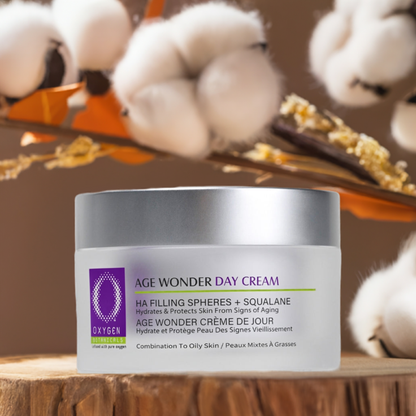 Age Wonder Day Cream | HA remplissant les sphères + Squalane (combinaison à la peau grasse)